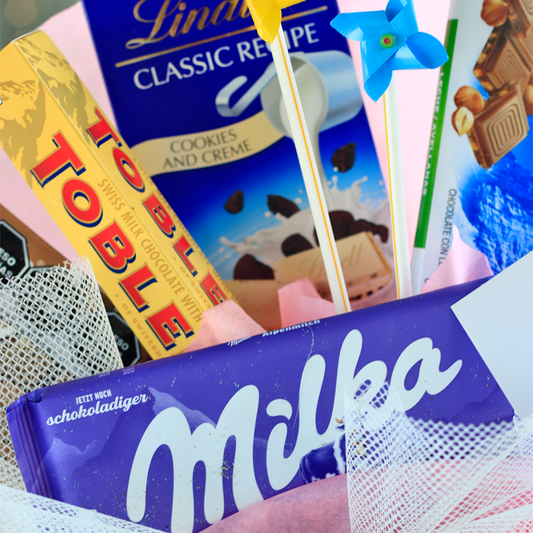 Candy Bouquet with Large Chocolate Bars