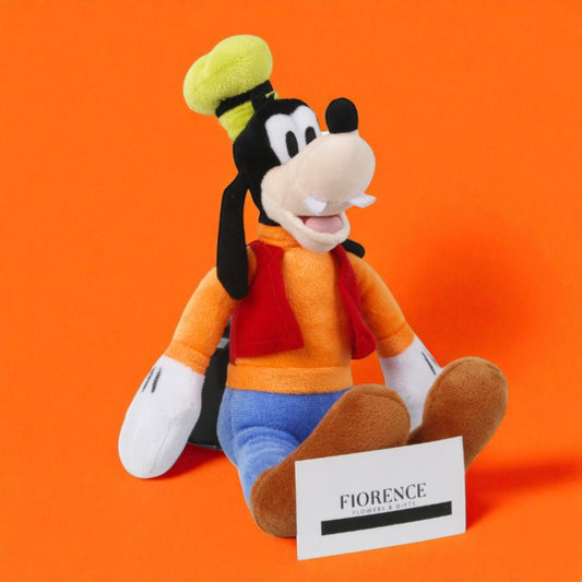 Pluto or Goofy Plush with Chocolates and Cookies