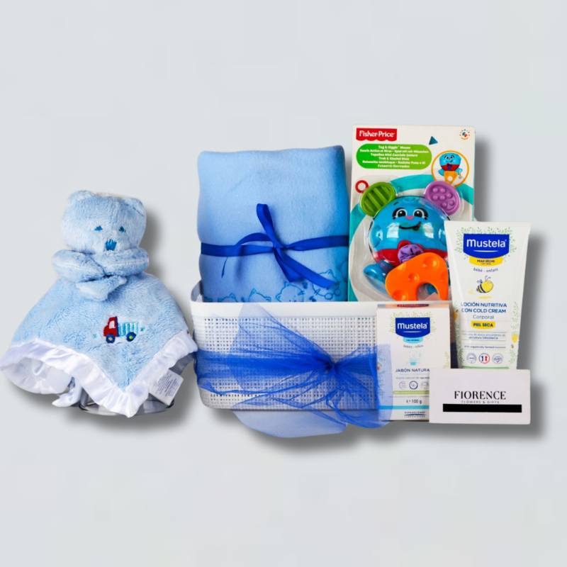Cotton Dreams – Blue Baby Boy Gift Set