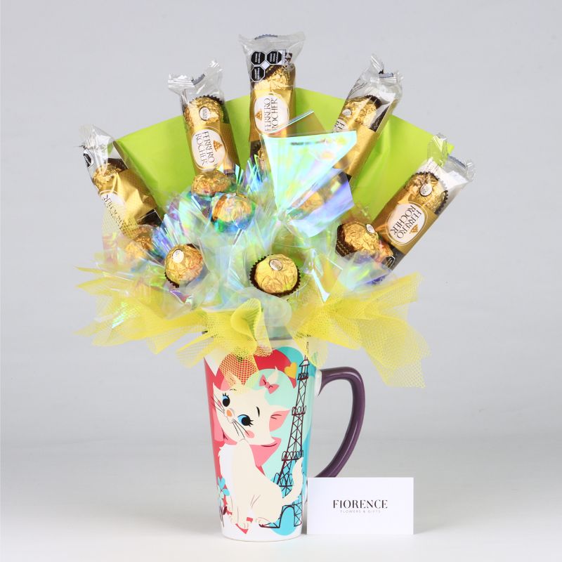 Candy Bouquet Chocolates Ferrero "Disney Movie Characters" - Giftbaskets México