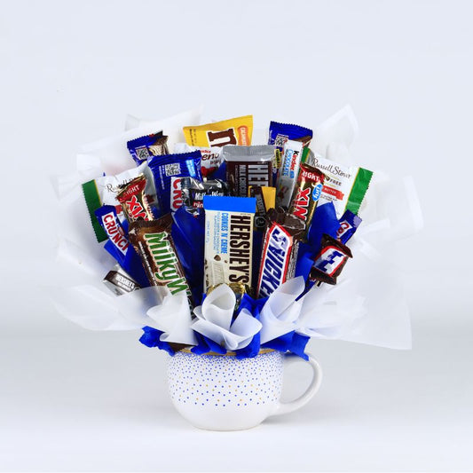 Candy Bouquet Gift with Chocolate Bars - Giftbaskets México