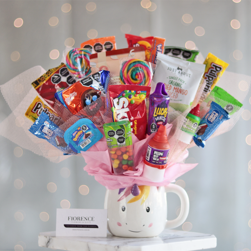 Candy Bouquet "Sweet Unicorn" - Giftbaskets México