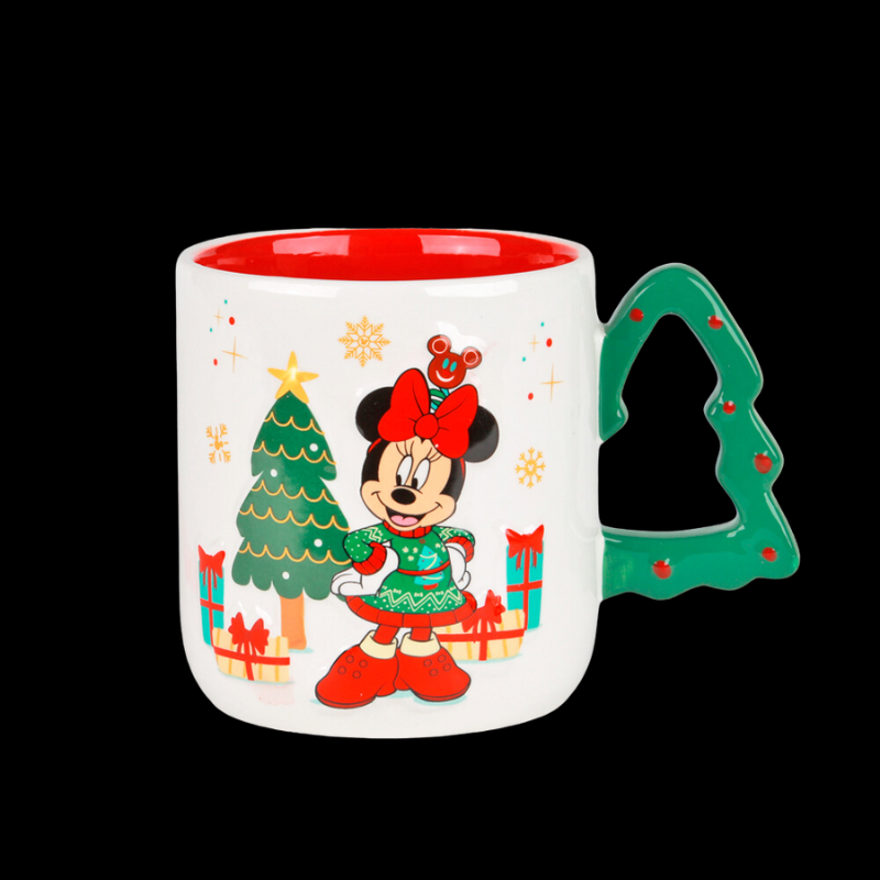 Candy Bouquet in a Minnie Mouse Christmas Mug with Plush - Giftbaskets México