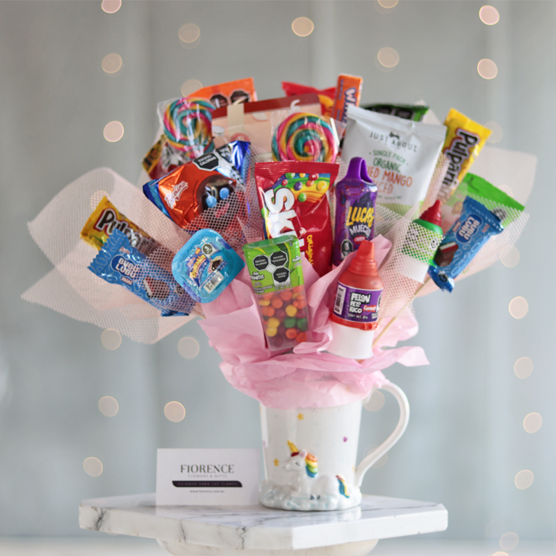Magic Unicorn Candy Bouquet - Giftbaskets México