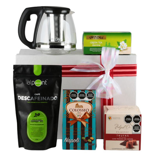 Mr. Coffee Teapot and delights gift set - Giftbaskets México