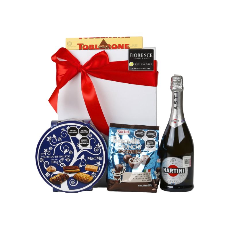 Special Gourmet Gift with Martini Asti Sparkling Wine