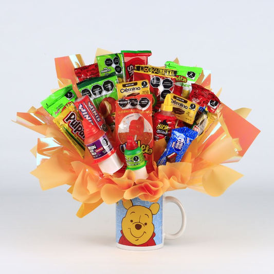 Winnie Pooh and Tigger Candy Bouquet - Giftbaskets México