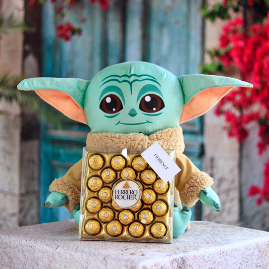 Yoda with Chocolates - Giftbaskets México