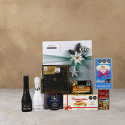 "Sparkling & Savory" Gourmet Christmas Box: Cava, Wine & Pairing Selection