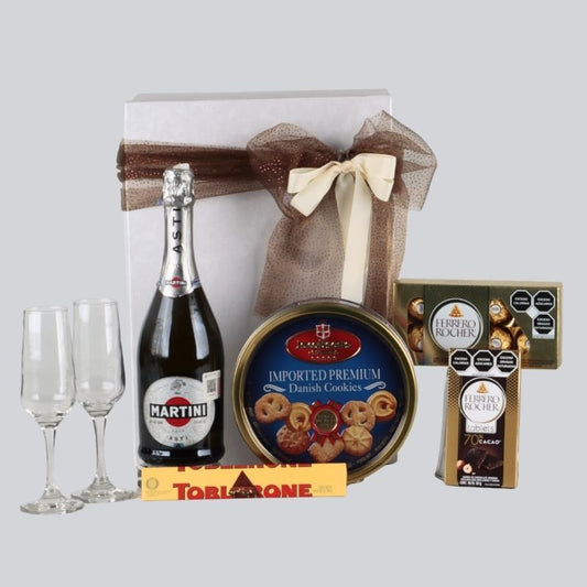 Special Gourmet Gift with Martini Asti Sparkling Wine