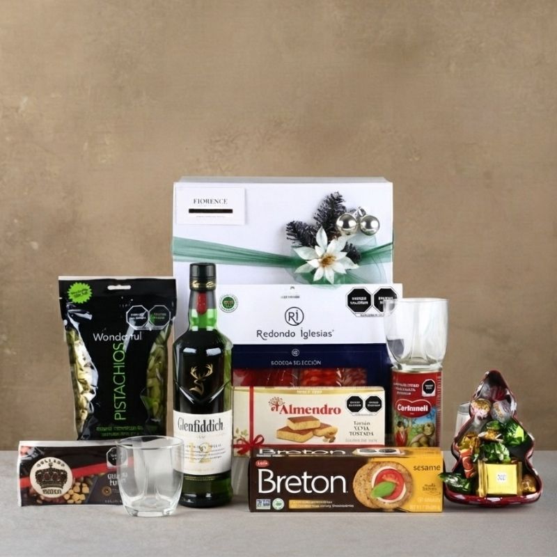 Glenfiddich 12 Christmas Gift Box | Charcuterie & Gourmet Selection-2