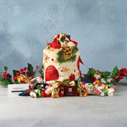 Christmas Gift Sack with Chocolates and Almond Nougat