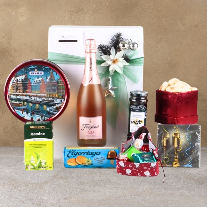 Premium Alcohol-Free Christmas Gift: Freixenet Rosé  and More-2