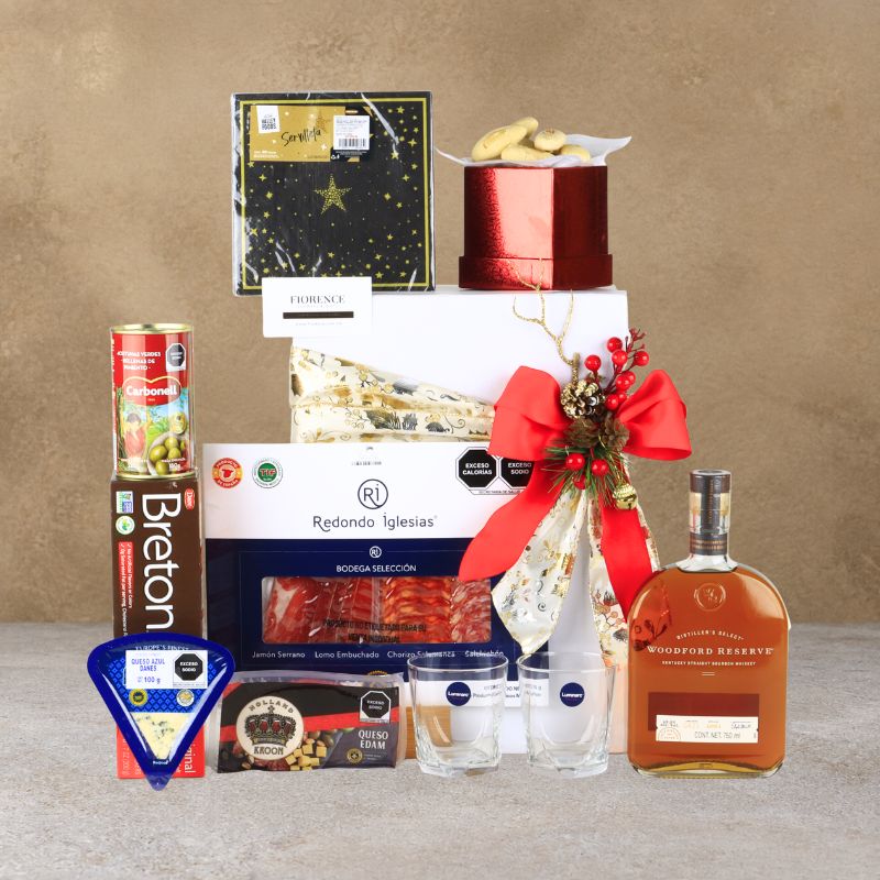 Woodford Reserve Gift Christmas Box | Charcuterie, Cheese & Gourmet Snacks