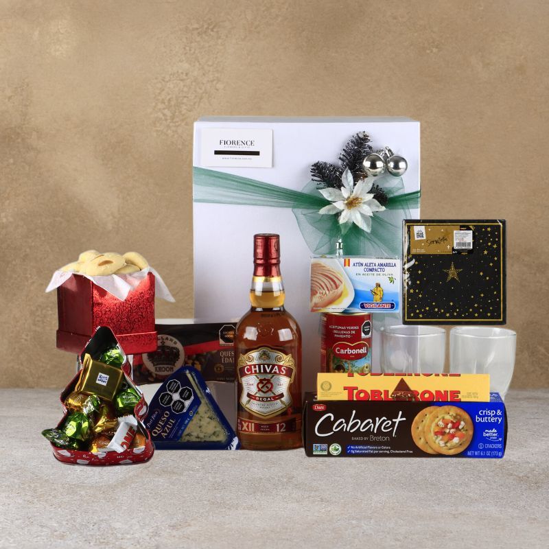 Chivas Regal 12 Christmas Gift Box | Cheese & Gourmet Snacks-2