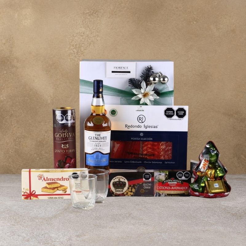 Glenlivet Founder's Reserve Christmas Gift Box – Charcuterie & Godiva-2