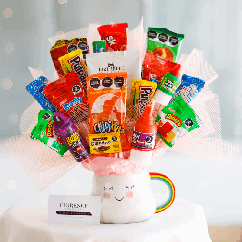 Special Sweetness Cloud Ceramic Mug Candy Bouquet