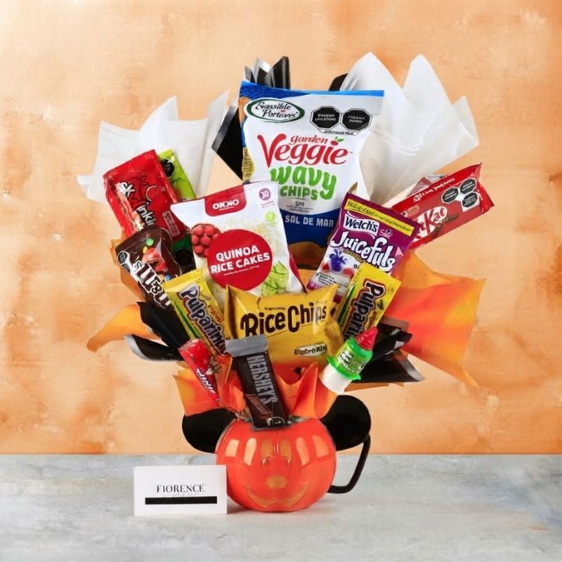 Mickey Mouse Pumpkin Mug Candy Bouquet-1