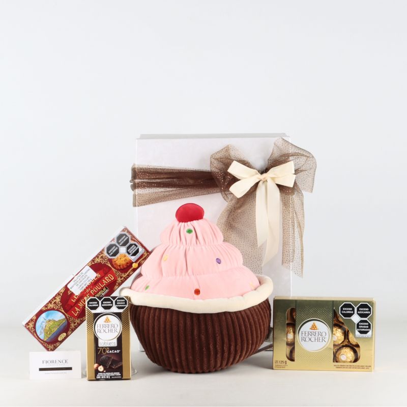 Cupcake Plushie with Chocolates
