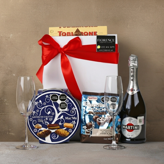 Special Gourmet Gift with Martini Asti Sparkling Wine