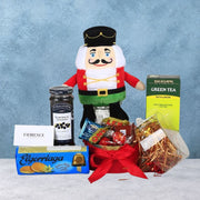 Christmas Nutcracker Plush with St. Dalfour Jam and Gourmet Treats