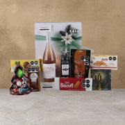 Gourmet Christmas Rosé Box | Celia Wine, Ferrero Rocher & Select Snacks