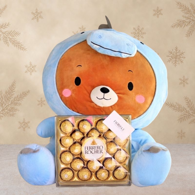 Dino-bear and Chocolates