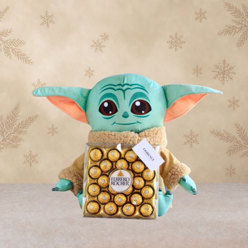 Yoda Plush with Chocolates-1