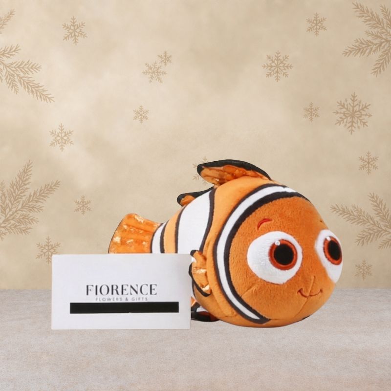 Nemo and Dory plush toys with chocolates and cookies-3