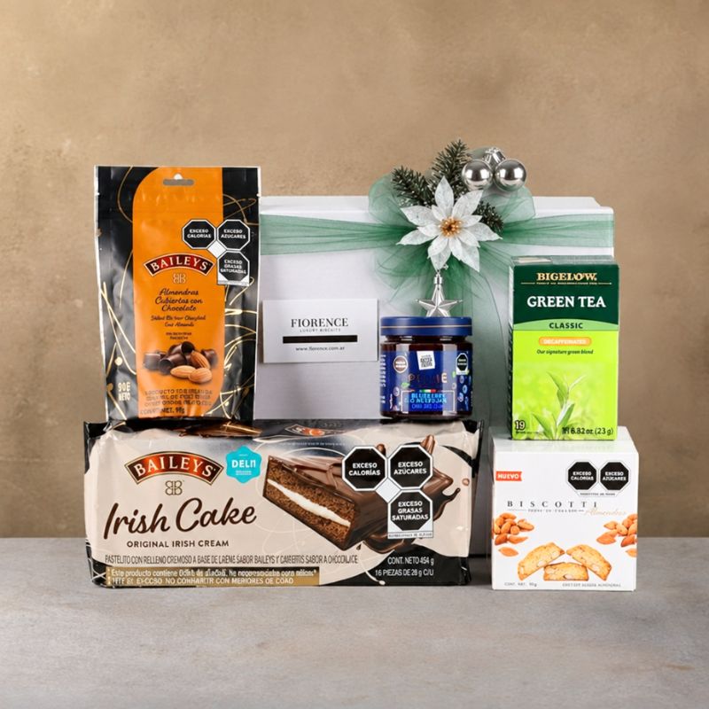 Gourmet Sweet Gift with Biscottis, Baileys Cupcakes and More