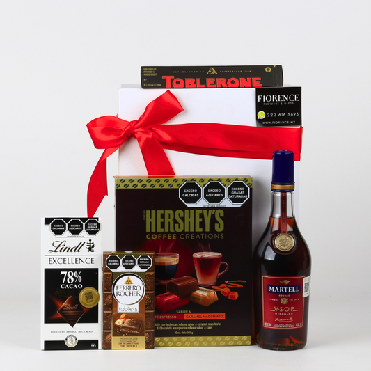 Delicious French Cognac Accompanied by Chocolates - Corporate Gift