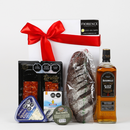 Gourmet Gift with Bushmills Black Bush Whiskey
