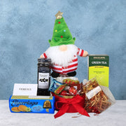 Christmas Elf Plush with St. Dalfour Jam and Gourmet Treats