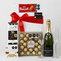 Sweet Gourmet Gift with Baron Maxime Sparkling Wine