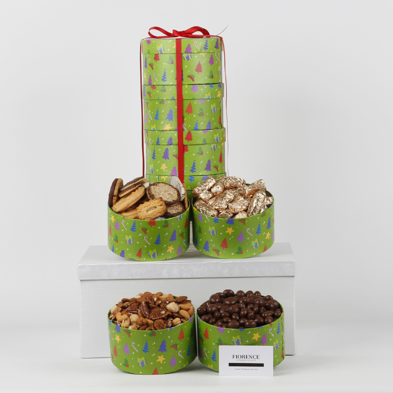 Gourmet Tower "Christmas Gift with Holiday Characters"