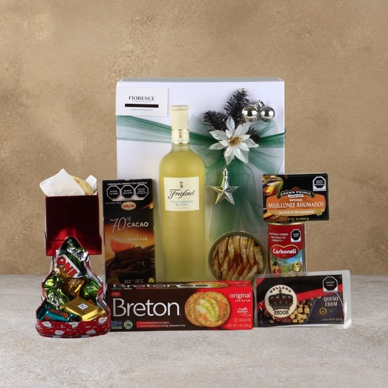 Freixenet Spanish White Wine Gift Christmas Box | Gourmet Seafood-1