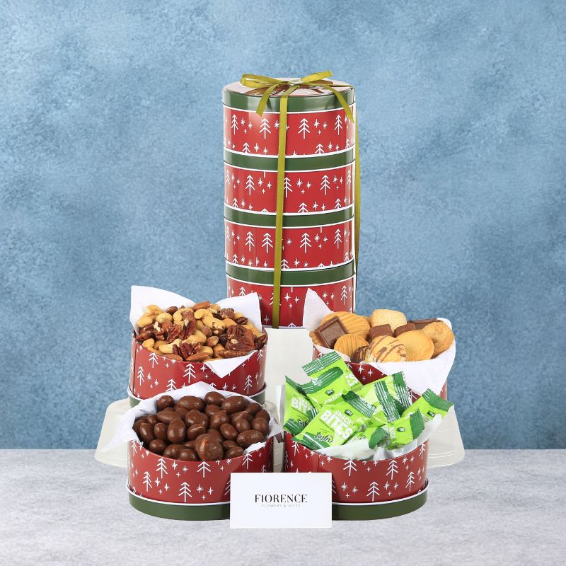 "Santa's Treasures" Christmas Tower