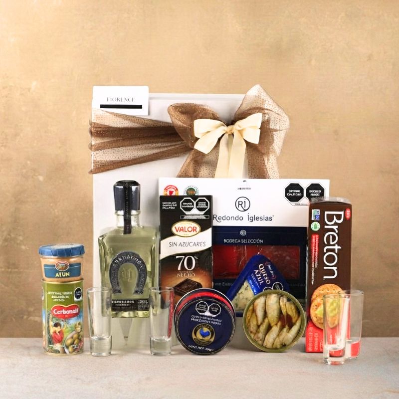 Gourmet Box with Herradura Reposado Tequila and Premium Charcuterie