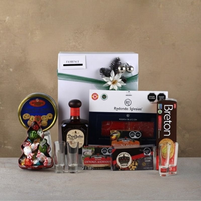 Christmas Gourmet Gift with Don Julio Añejo Tequila and More-1