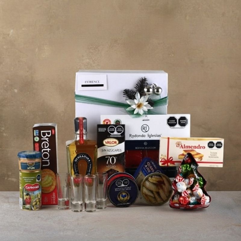 Gourmet Christmas Box with Herradura Reposado Tequila and Premium Charcuterie-1