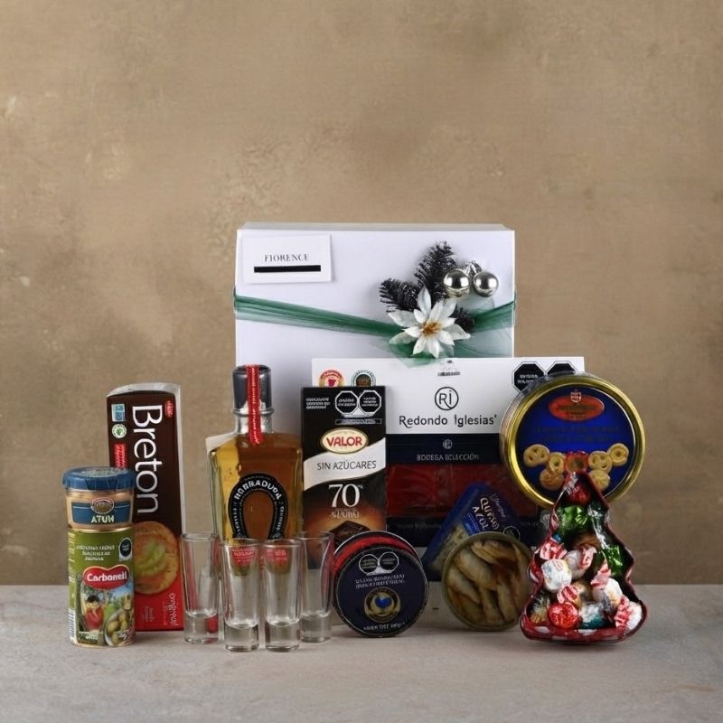 Gourmet Christmas Box with Herradura Reposado Tequila and Premium Charcuterie-2