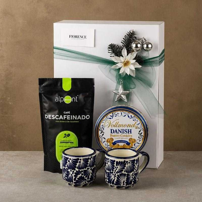 Christmas Gift featuring Alpont Coffee, Vollmond Cookies, and Talavera Mugs