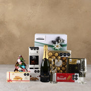 Sweet Gourmet Christmas Gift with Baron Maxime Brut Gold French Sparkling White Wine