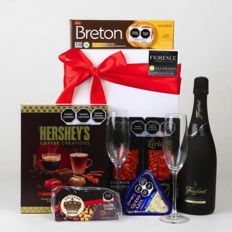 Gift Box with Freixenet Sparkling White Wine and More