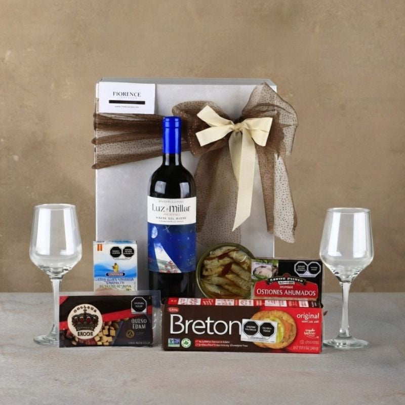 Gourmet Gift with Ribera del Duero Red Wine