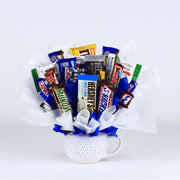 Candy Bouquet Gift with Chocolate Bars