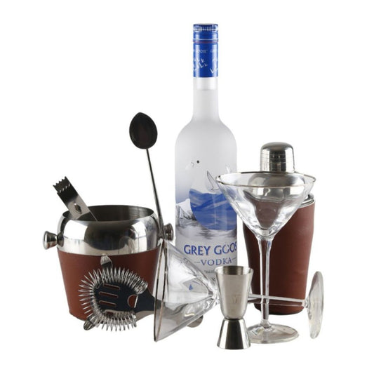 Cocktail Gift Set with Vodka, Snacks and More - Giftbaskets México