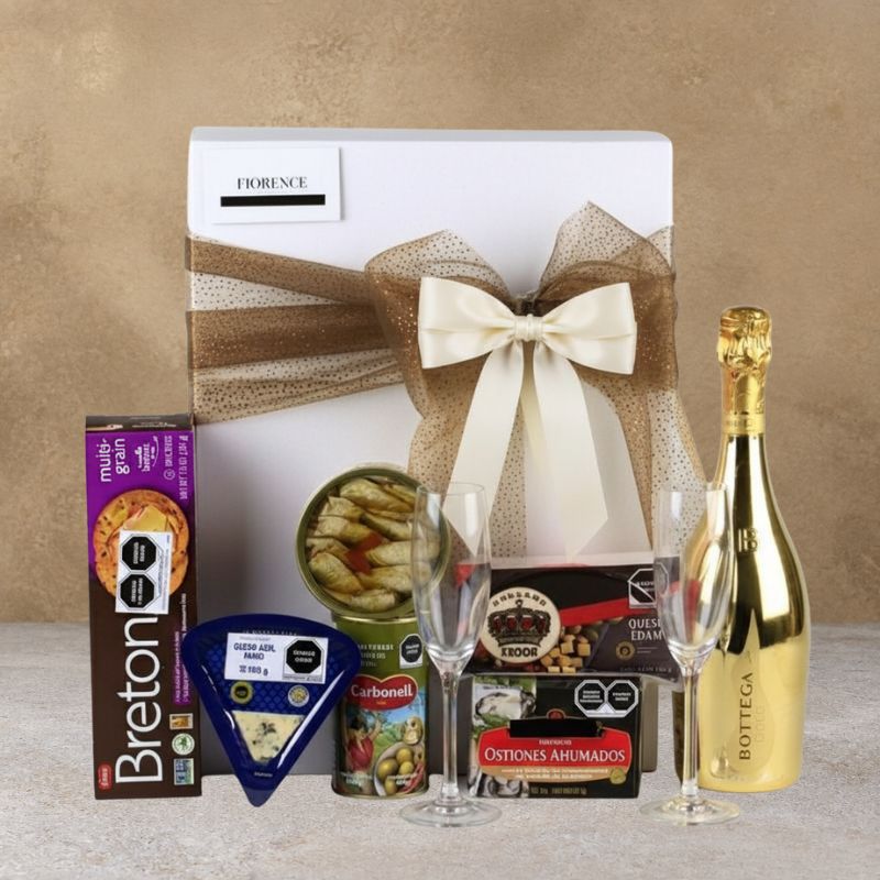 Golden Gourmet Box: Bottega Gold & Fine Delicacy Set