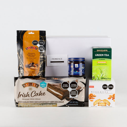 Gourmet Sweet Gift with Biscottis, Baileys Cupcakes and More
