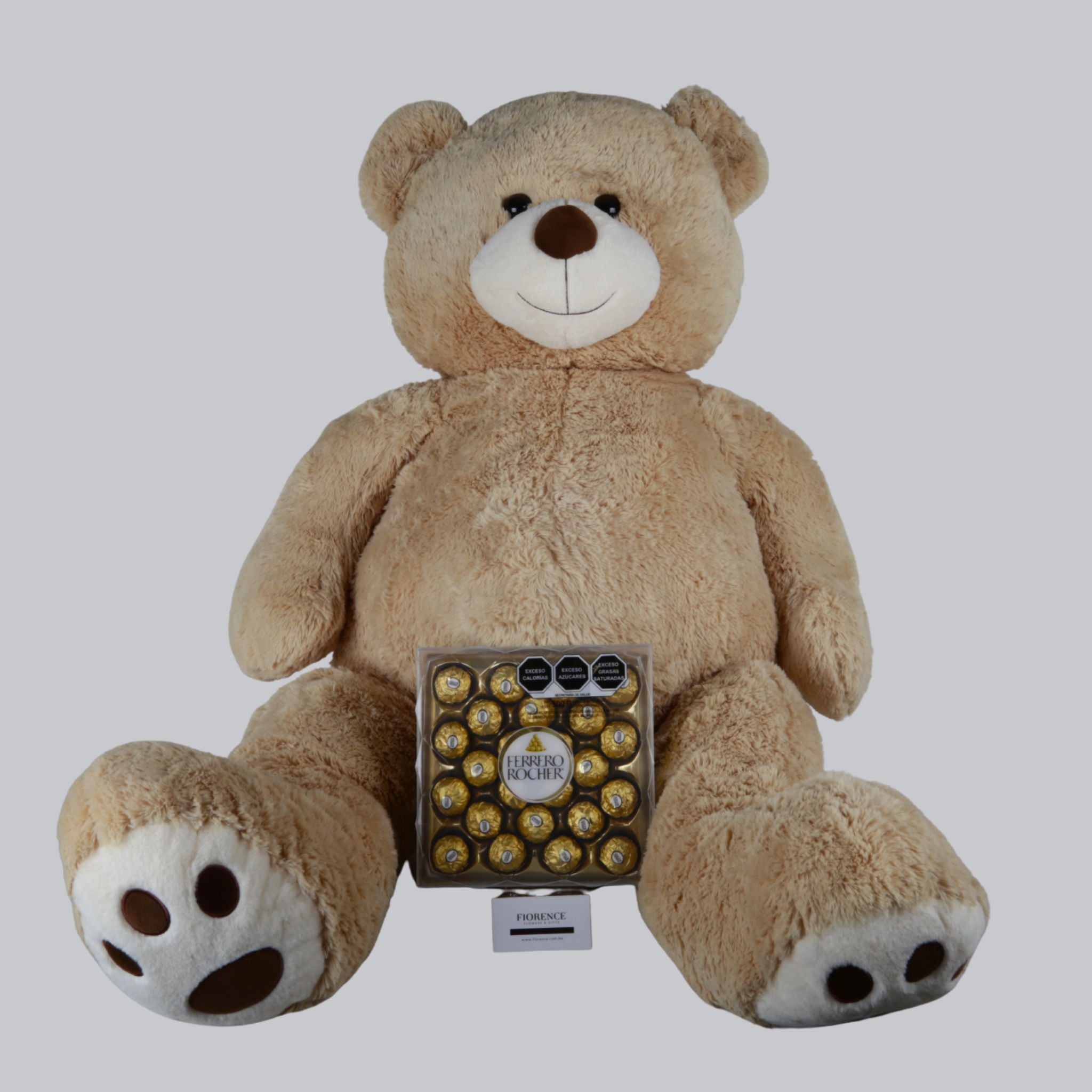 Giant Teddy Bear with Chocolates.
